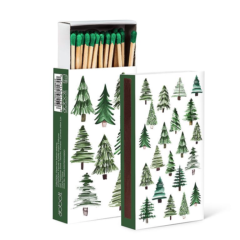 Green Tree Matches 45Pc - 4"L