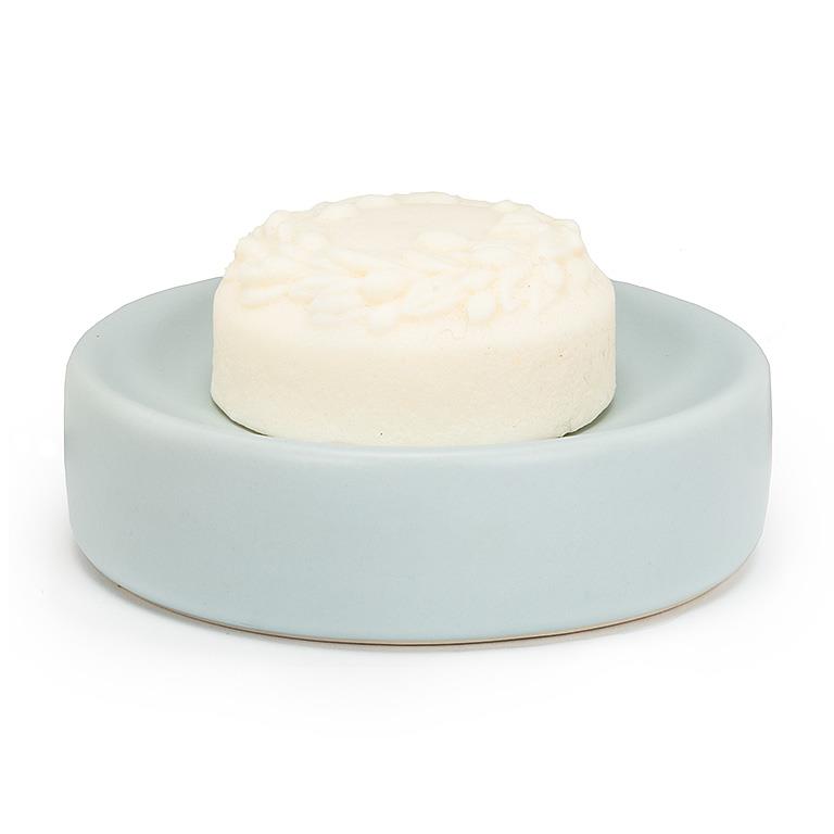 Mint Matte Round Soap Dish - 4"D