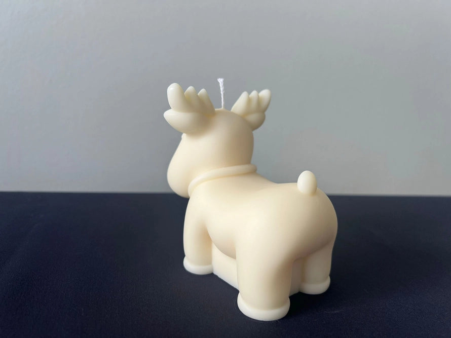 Cute Christmas Reindeer Candle