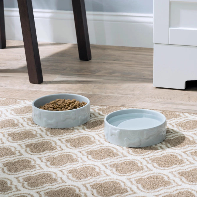 Manor Grey Pet Bowl