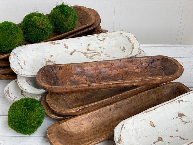HANDCARVED DOUGH BOWL