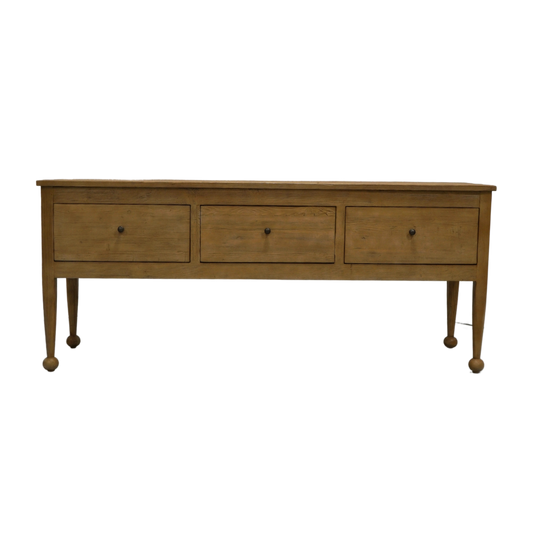 Margot Three Drawer Reclaimed Wood Console