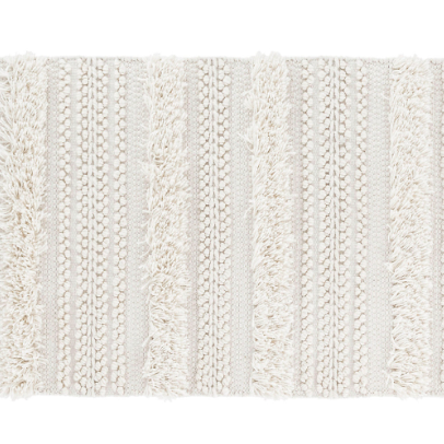 ZHARA STRIPE IVORY HANDWOVEN PET RUG
