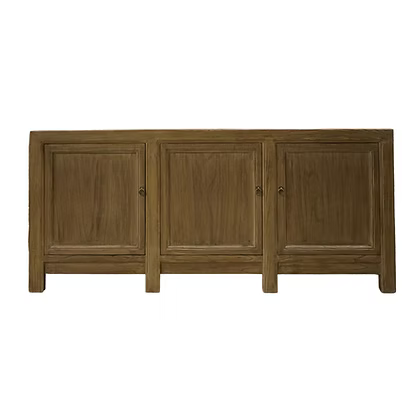 Ginger Reclaimed 3 Door Wood Sideboard - Natural