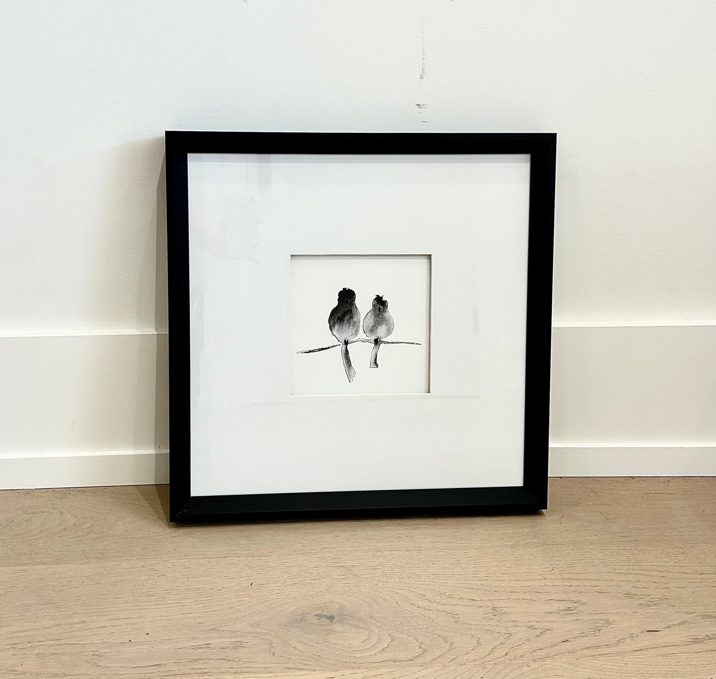 A PAIR FRAMED PRINT