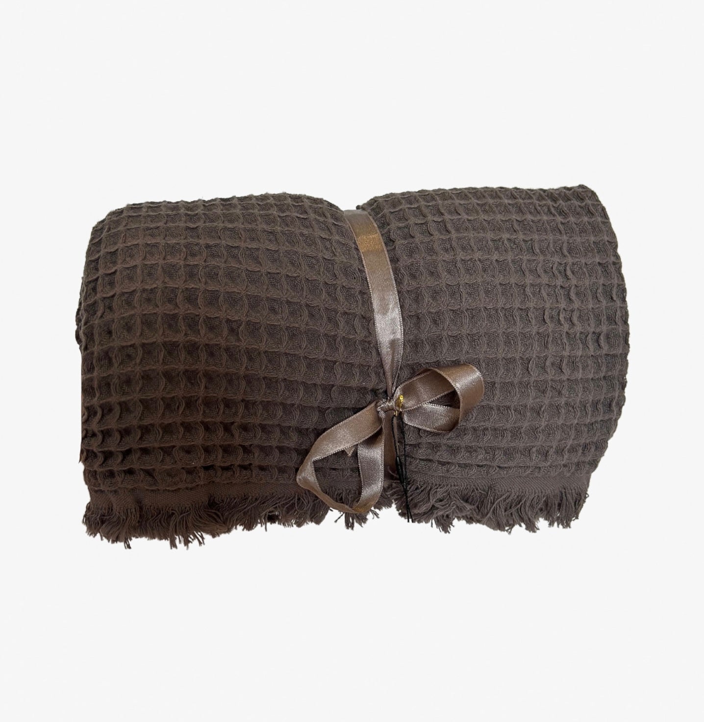 CHARCOAL WAFFLE BODY TOWEL