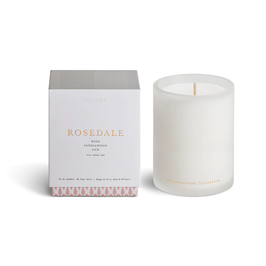 ROSEDALE CANDLE 10oz - Vancouver Candles