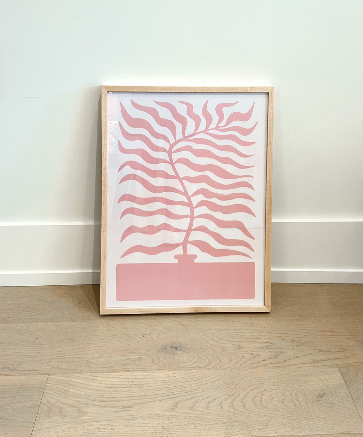 ABSTRACT BOTANICAL ART FRAMED PRINT