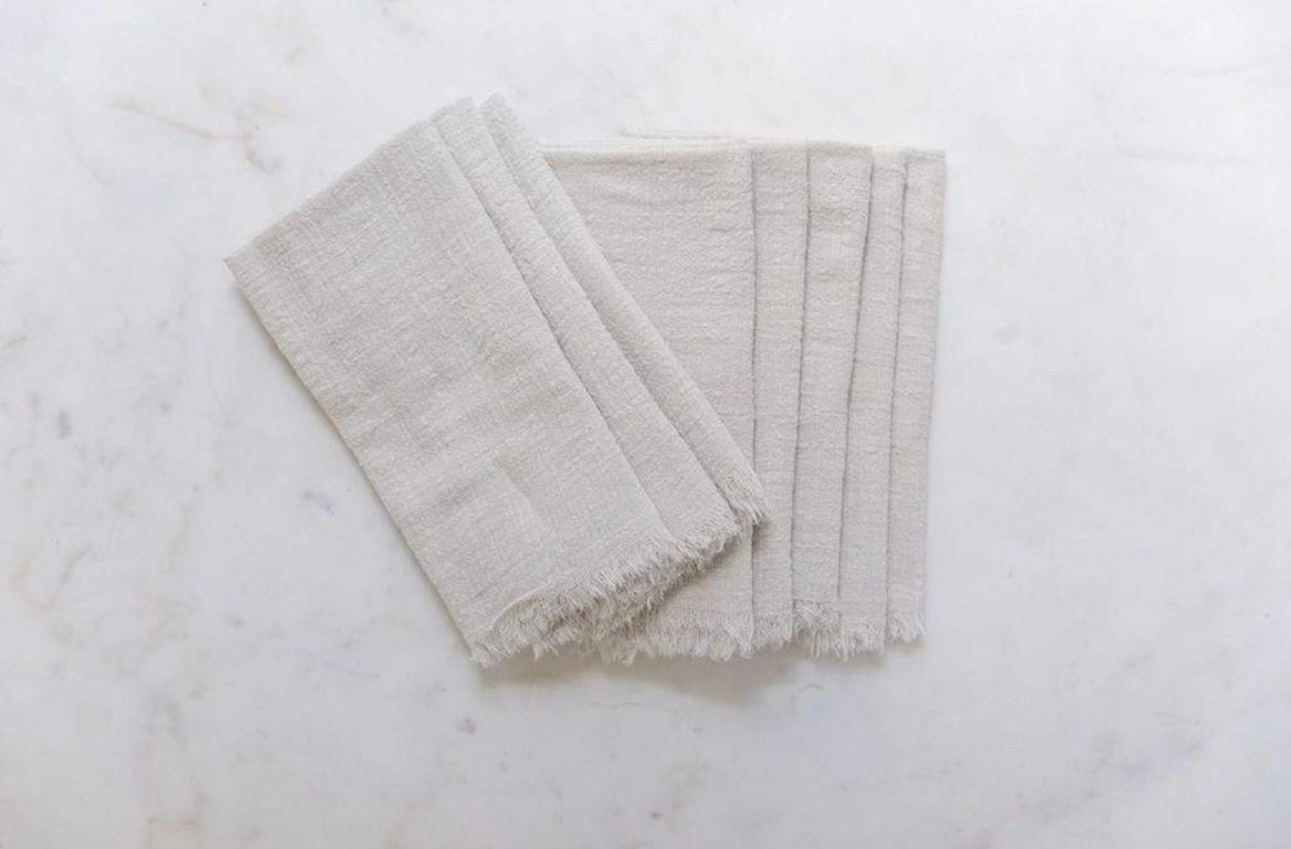 MAISON DINNER NAPKINS OATMEAL (SET OF 2)
