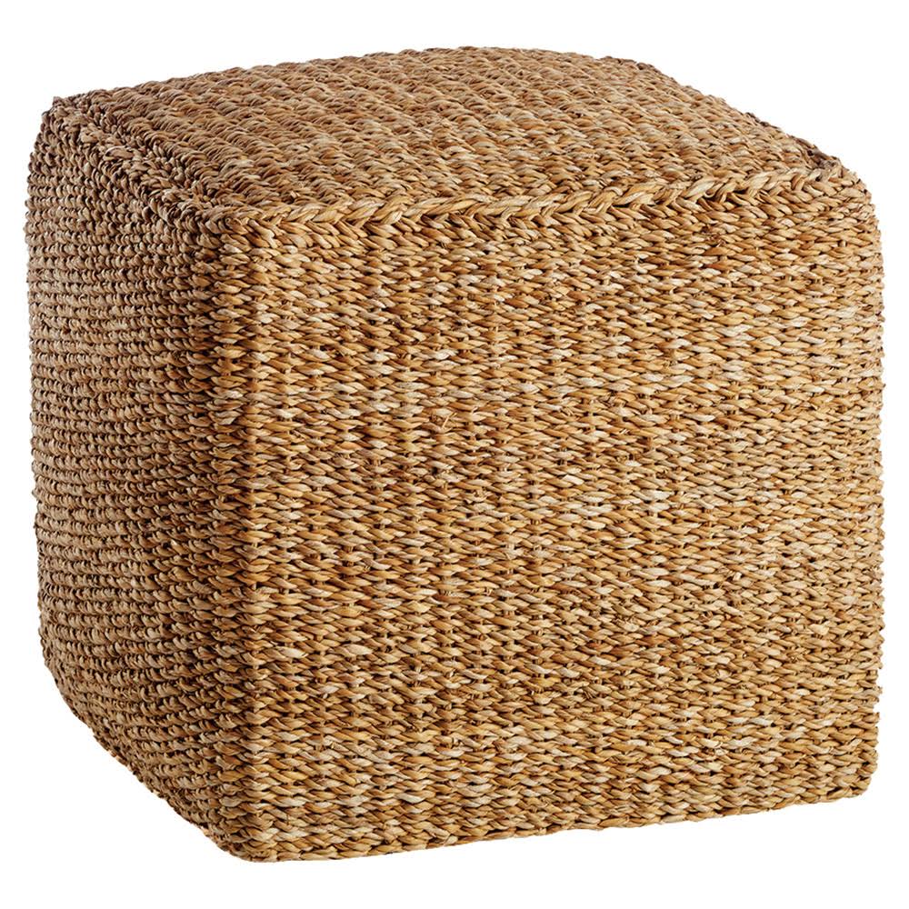 SEAGRASS SQUARE POUF