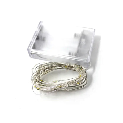 20 LED Silver Fairy Lights - Warm White