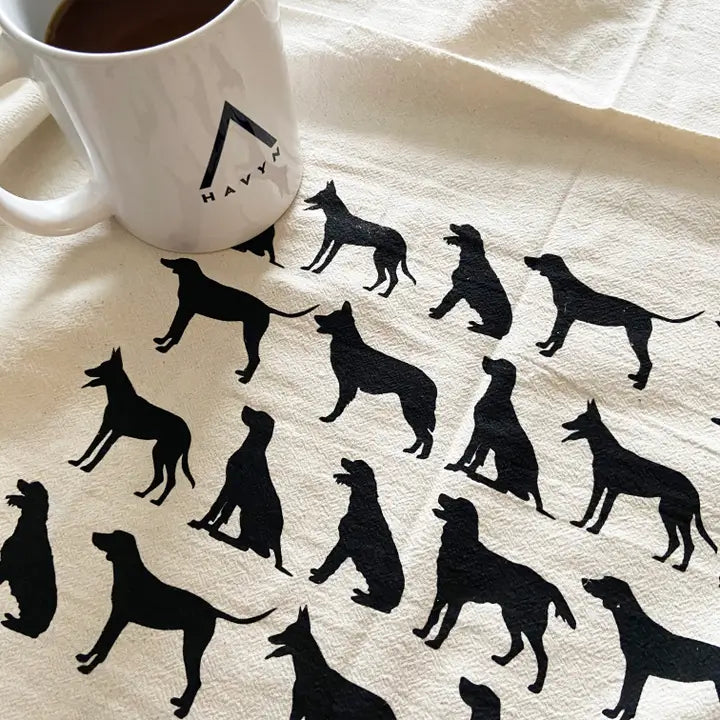 Tea Towel - Dogs (HAYVN)