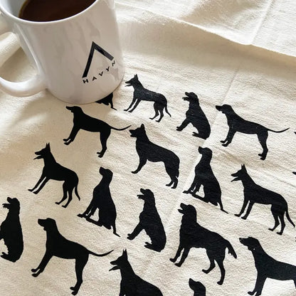 Tea Towel - Dogs (HAYVN)