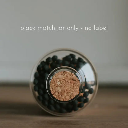 Apothecary Matches: Black Tip Jar Matchsticks