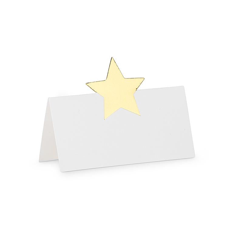 Star Folded Place Cards 12Pc