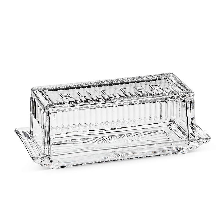 Quarter Pound Covered Butter Dish - 7"L