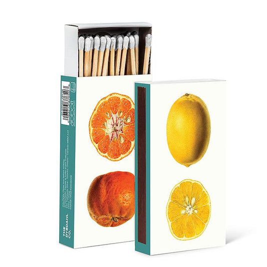 Citrus Study Matches - 45pc 4"L