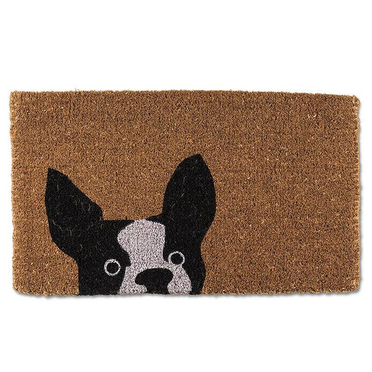 Peeking Dog Doormat - 18X30"L