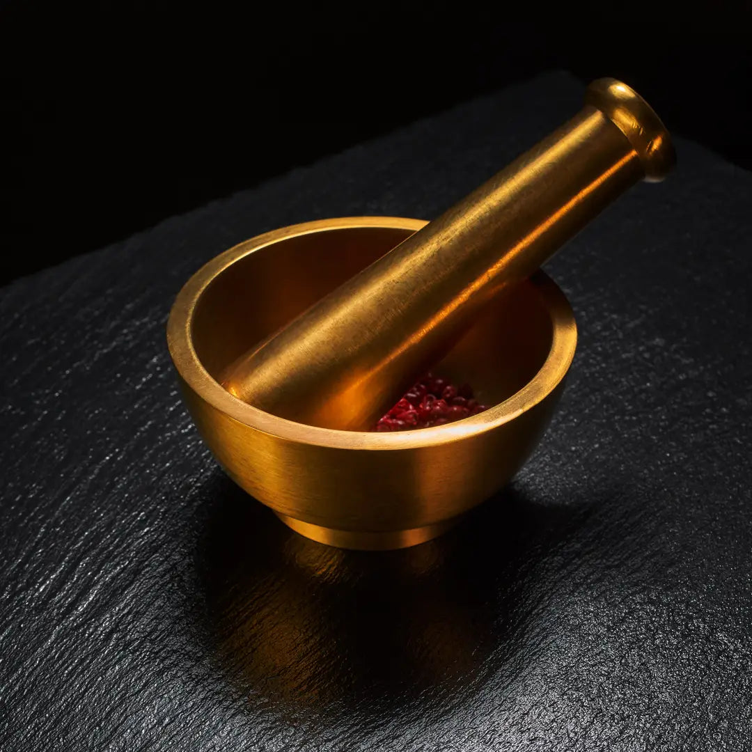 Luxury Mortar & Pestle (Brass)