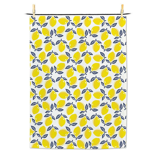 Lemon Print Kitchen Towel - 20x28"L