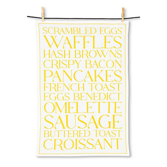 Breakfast Foods Kitchen Towels