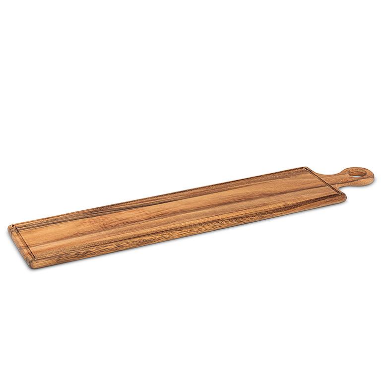 Wood Paddle Board With Groove - 6x27.5"L