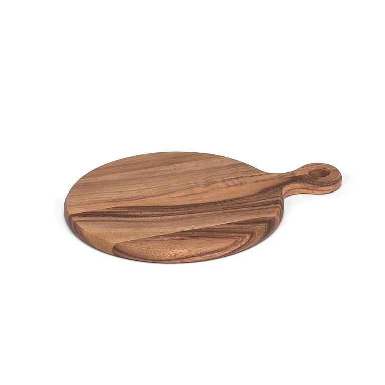 Round Wood Paddle Board With Loop Handle - 12x20"L