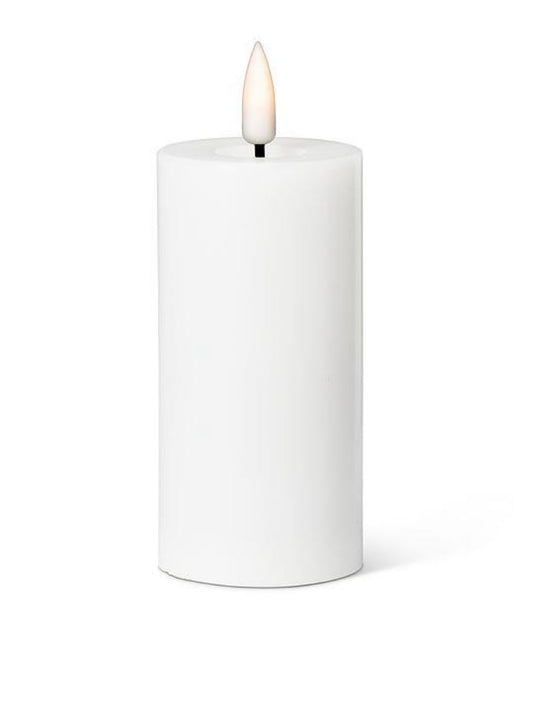 Small LED Pillar Candle - 4” height