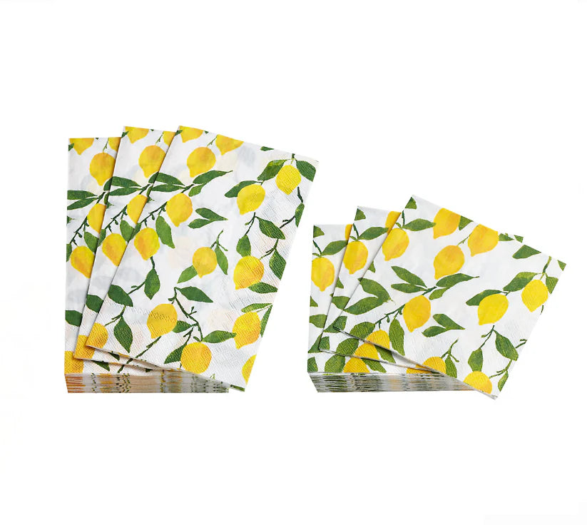 Lovely Lemons Cocktail Napkins Pack of 20