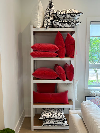 THE RASPBERRY RHUBARB THROW PILLOW