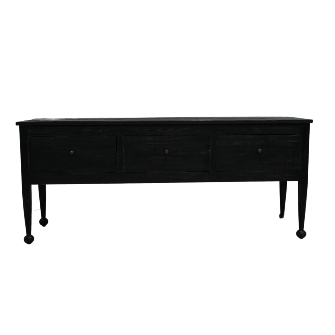 Margot Three Drawer Reclaimed Wood Console