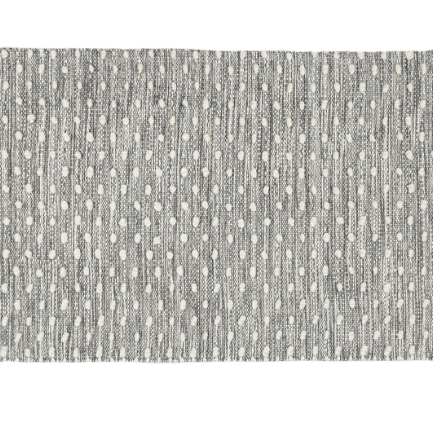 HOBNAIL GREY HAND WOVEN PET RUG