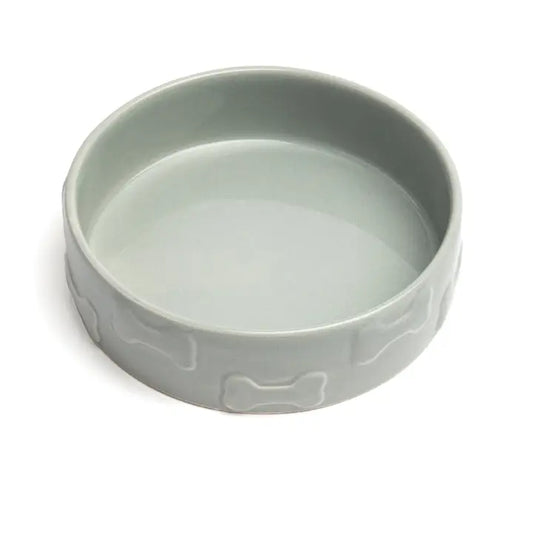 Manor Grey Pet Bowl