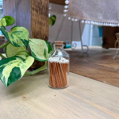 Apothecary Matches: White Tip Jar Matchsticks