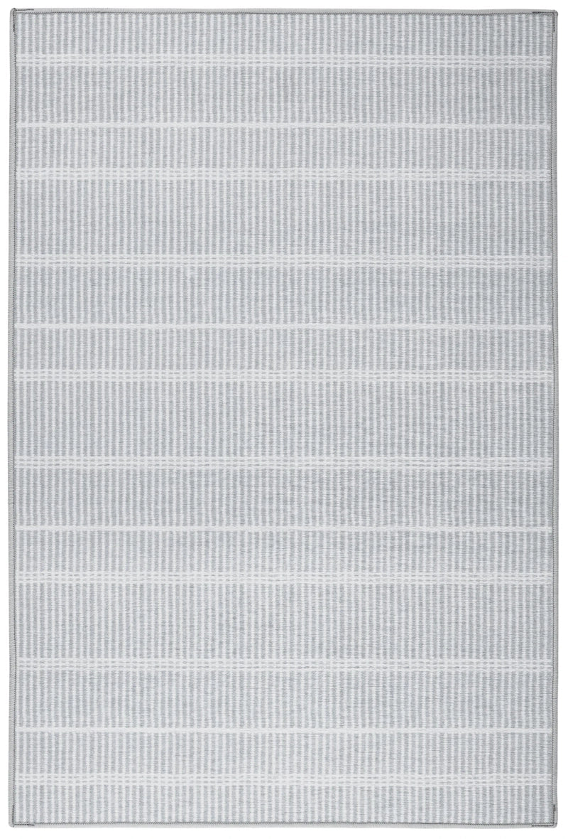 Samson Grey Machine Washable Rug 3x5