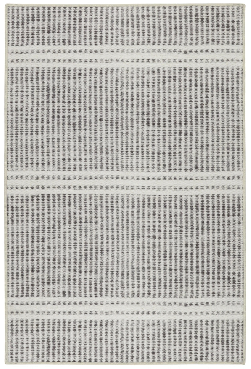 Malta Grey Machine Washable Rug Runner