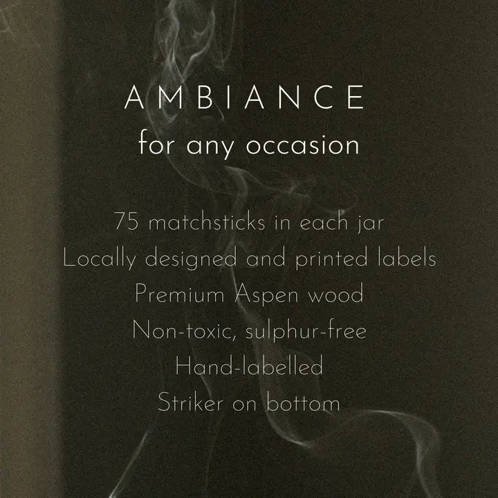 Apothecary Matches: Concrete Tip Jar Matchsticks