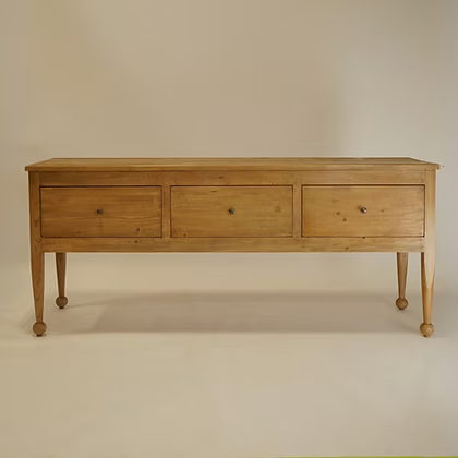 Margot Three Drawer Reclaimed Wood Console