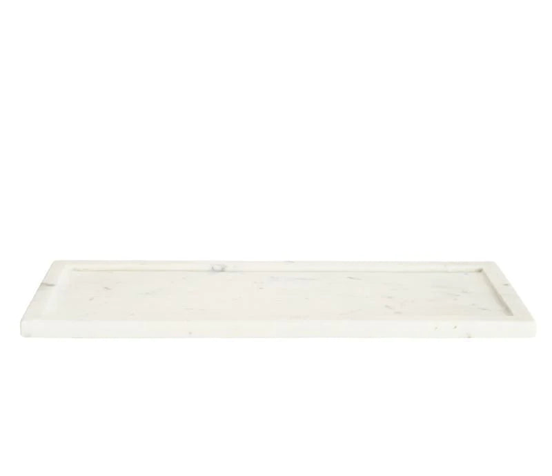 Belle de Provence Long Marble Display Tray White