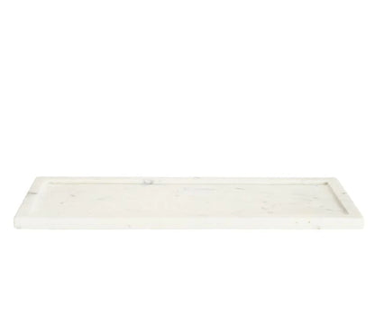 Belle de Provence Long Marble Display Tray White