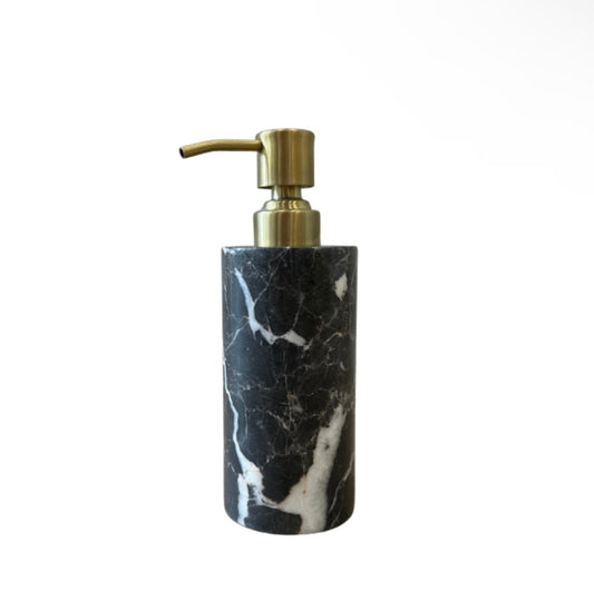 Belle de Provence Black Marble Soap Dispenser