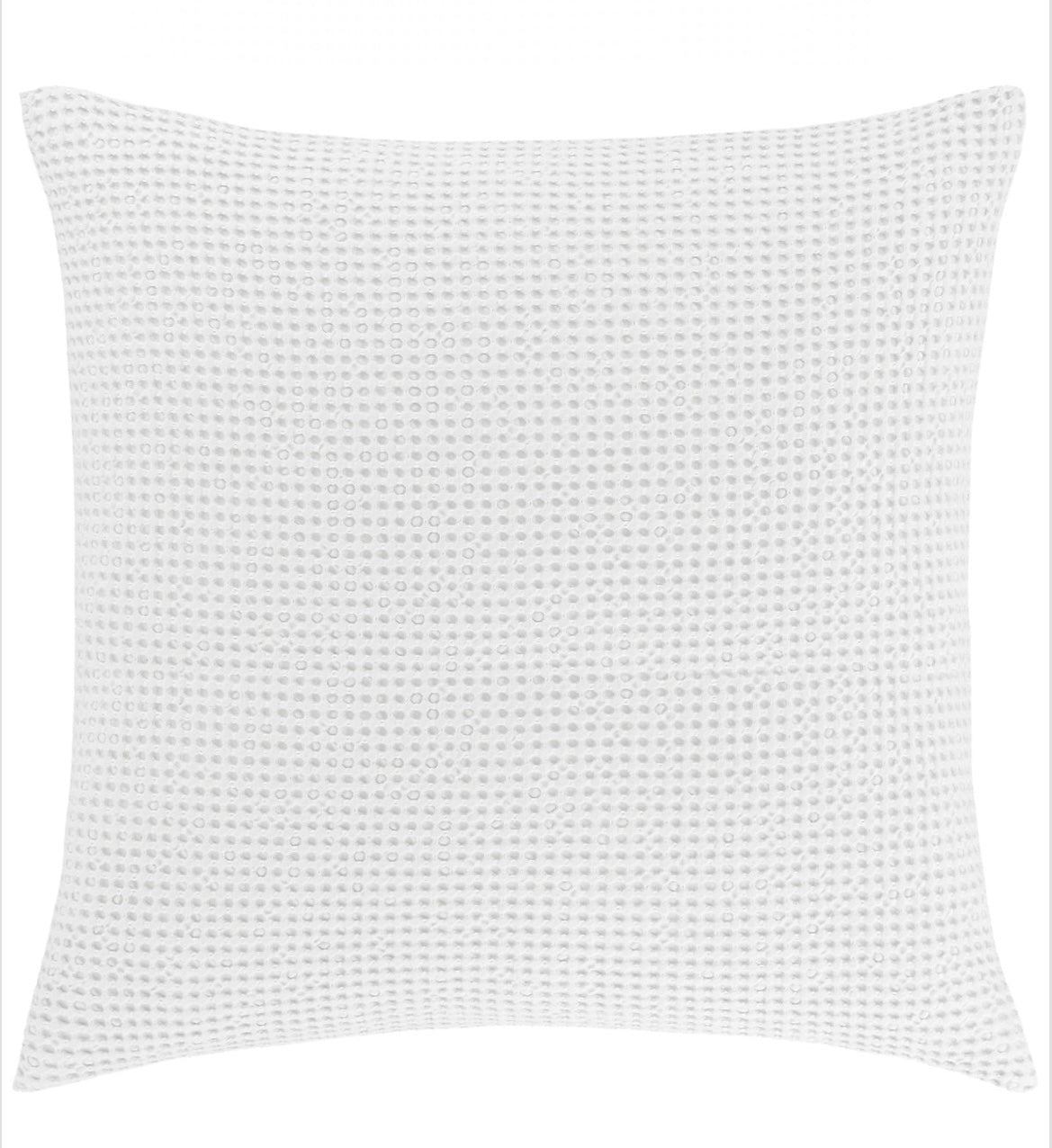 Bubble White Matelassé Sham Euro