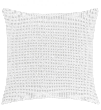 Bubble White Matelassé Sham Euro
