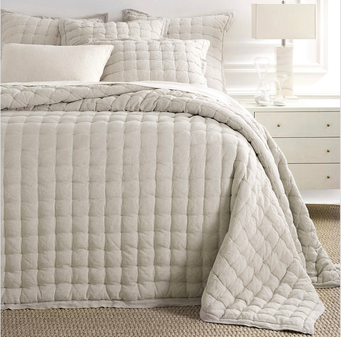 Lush Linen Natural Puff Queen/Full