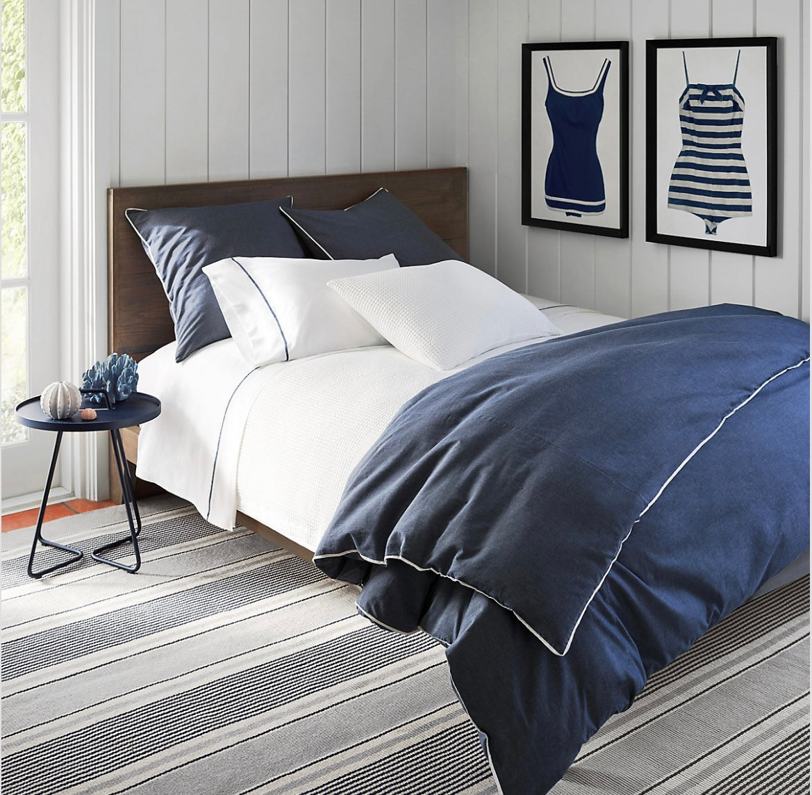 Bubble White Matelassé Sham Euro