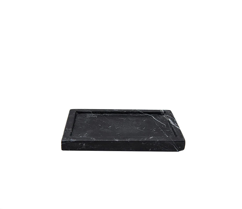 Belle de Provence Marble Soap Dish Black