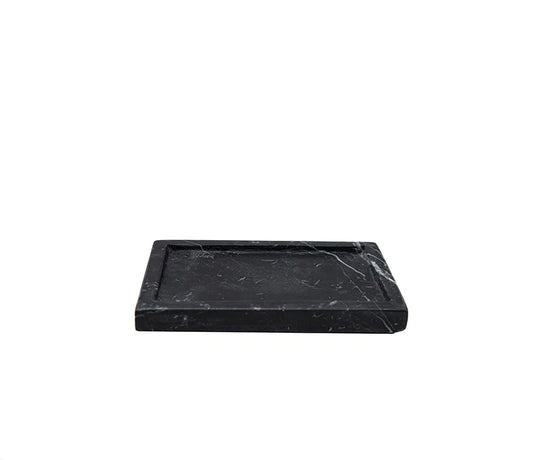 Belle de Provence Marble Soap Dish Black