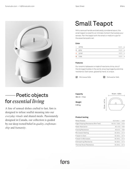Small Tea Pot Rose