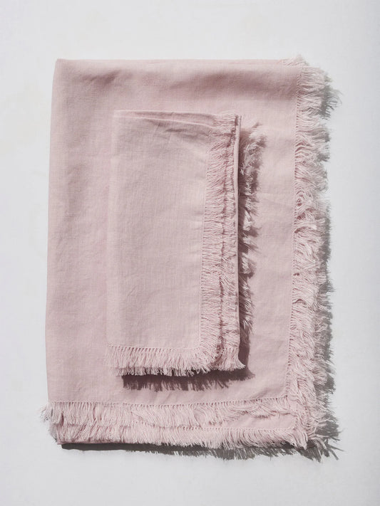 Runner and Napkin Set Blush