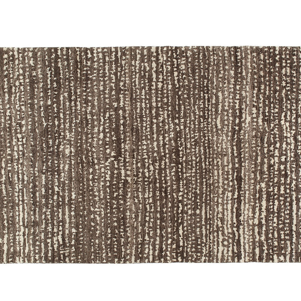 SHEPHERD GREY HAND KNOTTED WOOL RUG